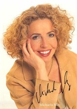 Michaela May - Autogrammkarte - Schauspielerin - TV National