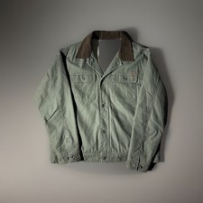 Vintage Green Woolrich Sherpa Lined Jacket