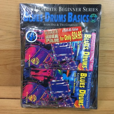 Ultimate Beginner Series Blues Drum 2 VHS, Book & CD Warner Brothers DCI Music