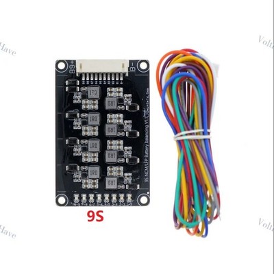 Lithium Battery Active Equalizer Energy Transfer Board, 9 Series Inductors, 1.2A