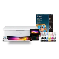 Epson EcoTank Photo ET-8550 Color Inkjet All-In-One Printer - White