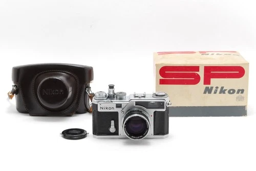 [MINT w/case] Nikon SP Nikkor 35mm Film Camera 5cm 50mm f1.4 Lens from japan