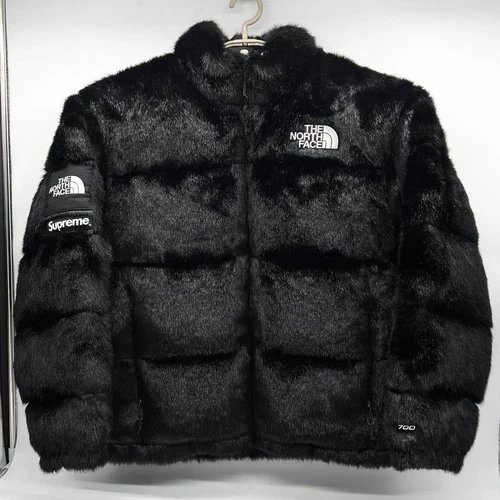 Veste Nupsi fourrure fourchette Supreme The North Face noir