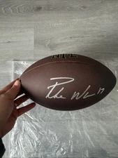 Puka Nacua Autographed Football With COA