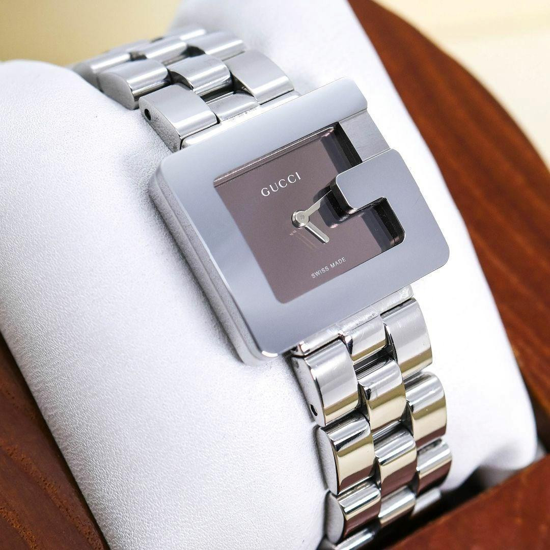 Operating Gucci Watch 3600L Square G Bezel Stainless Steel Operating Gucci Watch 3600L Square G Bezel Stainless Steel