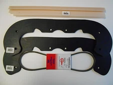 TORO CR20 / CR-20R SNOW THROWER PADDLE, SCRAPER BAR, AND BELT SET, AFTERMARKET