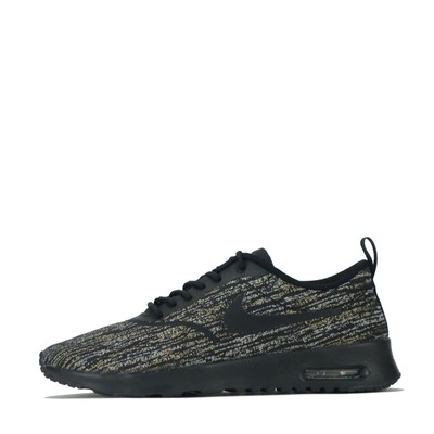 black & gold air max thea trainers