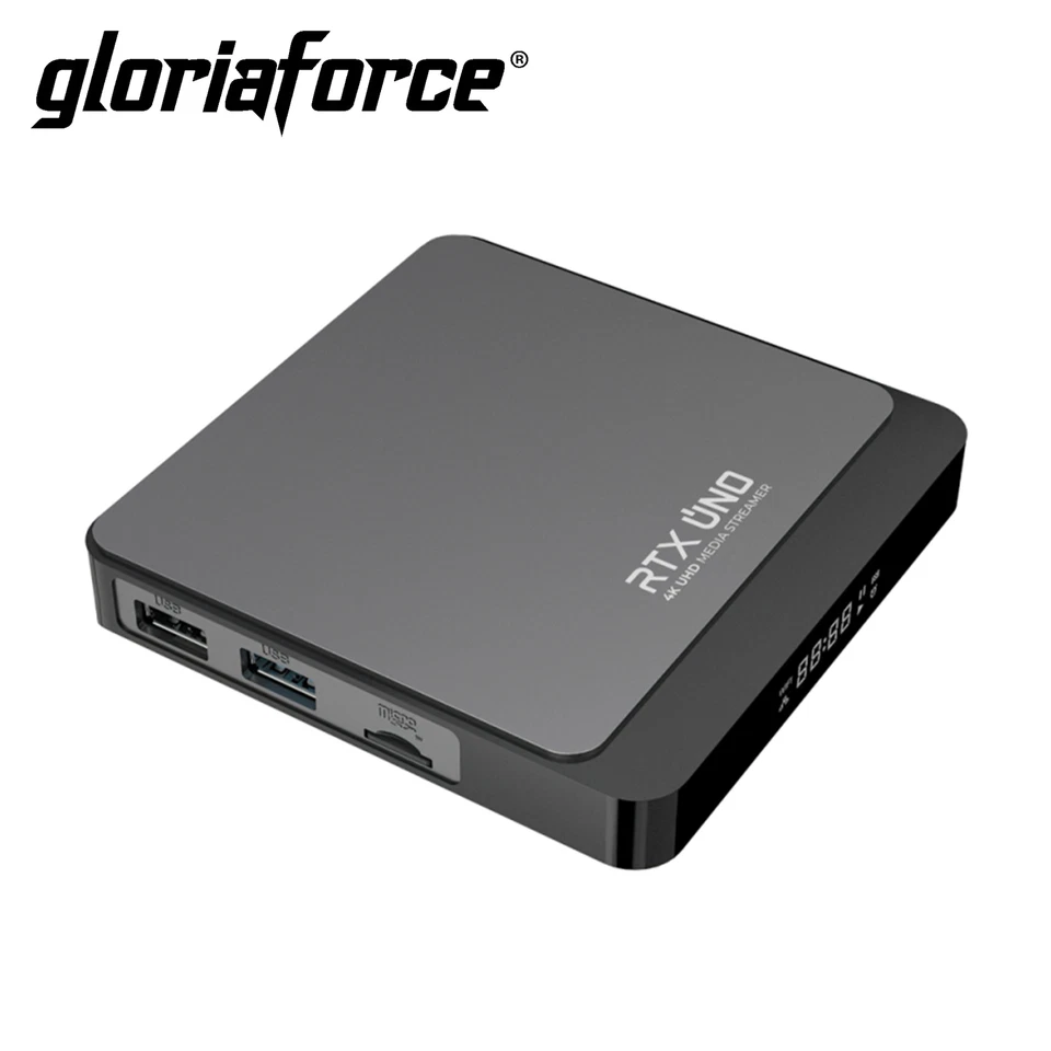 ►GloriaForce RTX Uno 4K Android 11 Box 2GB RAM,16 GB ROM BT Fernbedienung, HDMI✅ - Bild 3 von 4