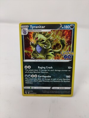 Tyranitar Pokemon GO 043/078 Holo Rare Pokemon TCG Card | eBay