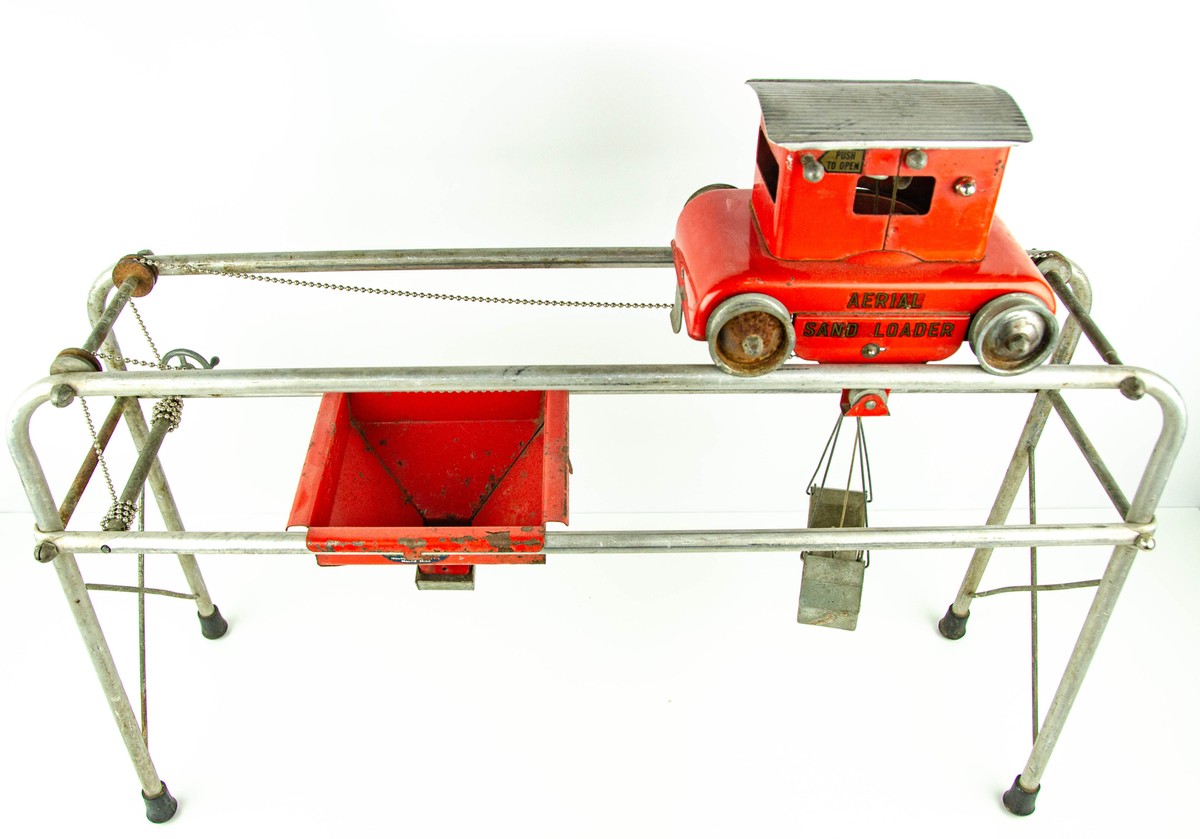 Vintage 1955 Tonka Aerial Sand Loader Pressed Steel
