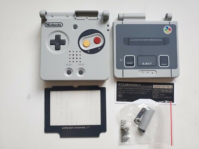 gba sp Game Boy Advance SP gray super famicom, Housing Shell
