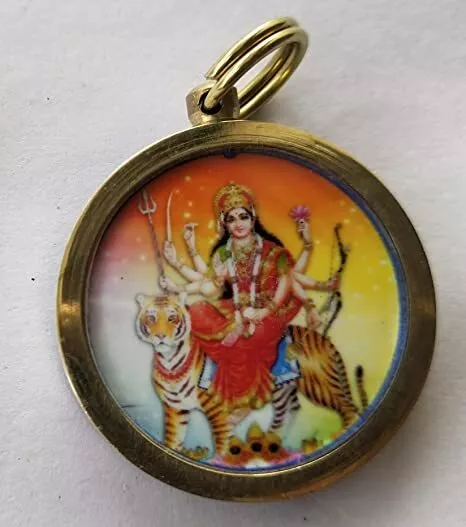 Maa durga gold locket sale