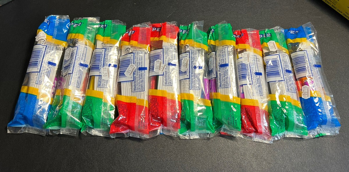 Rare Lot Of 10 FUNKY FACES PEZ Dispensers from 2003, NIB | eBay
