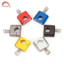 Motorcycle 7/8" 22mm HandleBar Fat Bar Risers Mount Clamp Bolt 12mm Universal