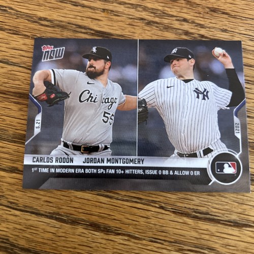 2021 Topps Now 243 Carlos Rodón / Jordan Montgomery