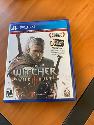 Witcher III: Wild Hunt - PS4 - COMPLETE w/MAP