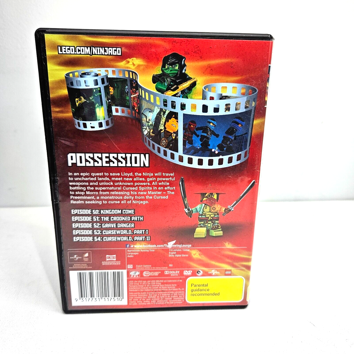 LEGO Ninjago Masters of Spinjitzu Series Vol (DVD, 2011