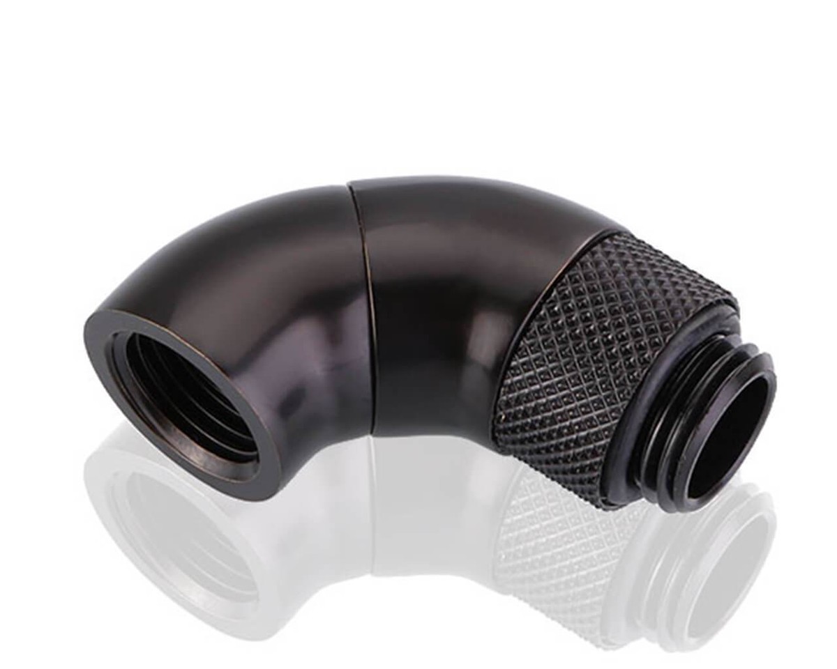 Bykski G 1/4in. Male to Female 90 Degree Double Rotary Elbow 