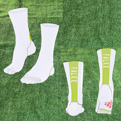 The Falke Bike BC Impulse Biking Cycling Ergonomic White Socks size 6.5-7.5 NEW