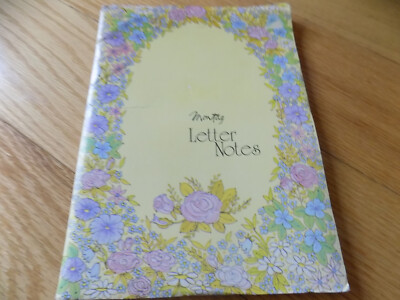 Montag Letter Notes Just a note Postallete Stationery Roses Flowers Montag's