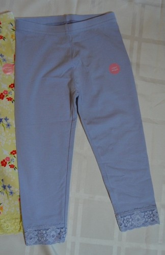 Gymboree LOVE IS IN THE AIR Tea Garden Capri Leggings Lace 3 Pr Lot NWT Sz 5 5T - Picture 3 of 5