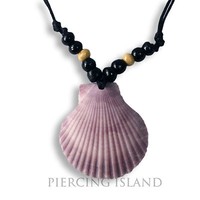 Muschel Halskette Kette Mit MuschelanhäNger Maori Perlmutt Design N248A