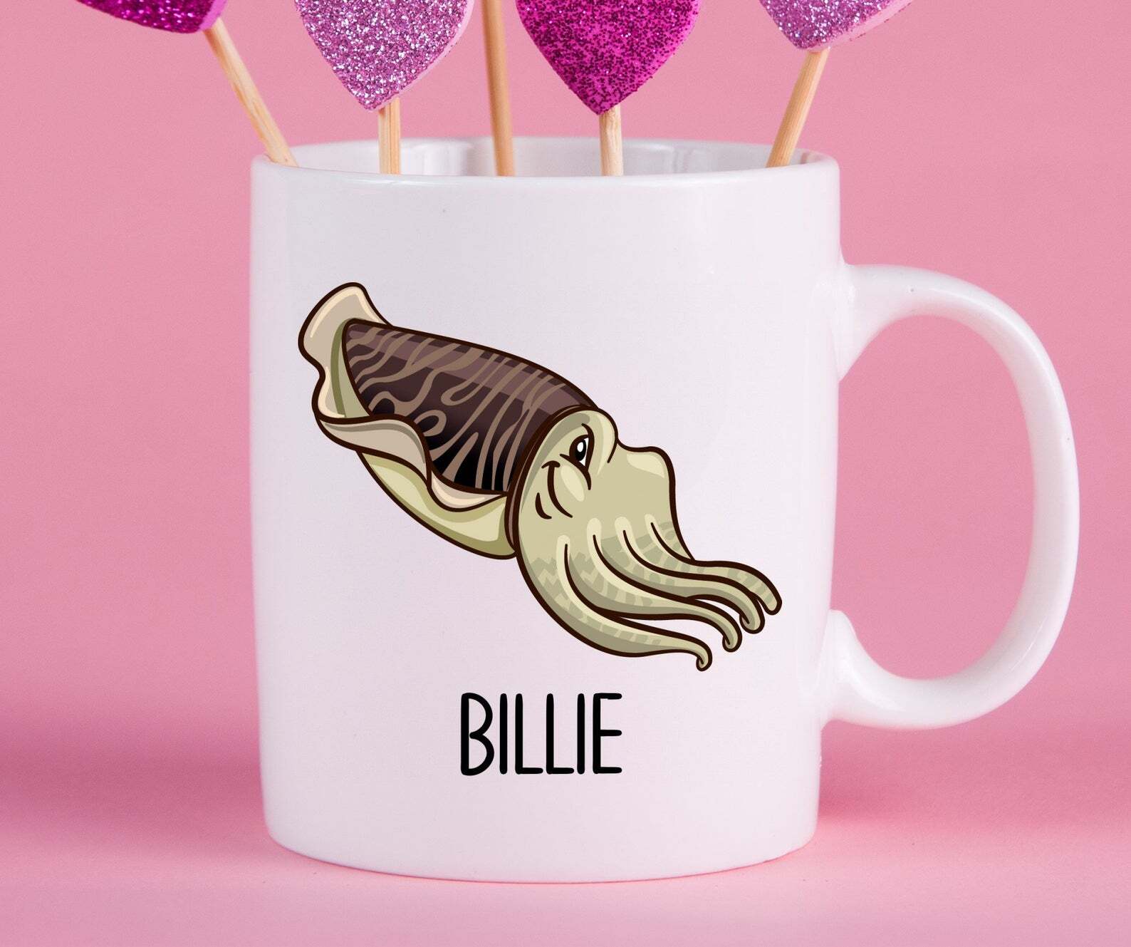 Personalized Cuttlefish Mug Cuttlefish Gift Ideas Cuttlefish Cup Gifts For