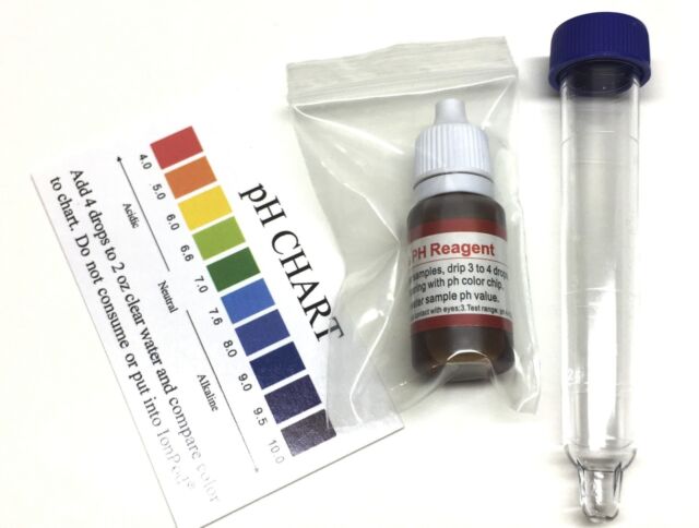 Water Ph Color Chart