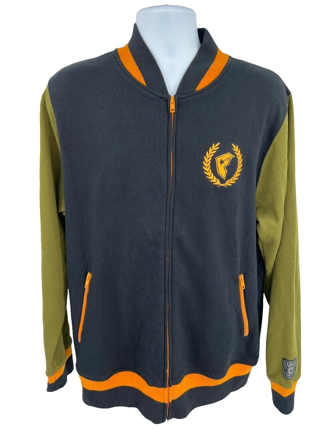 Famous Stars & Straps Negro abrigos, chaquetas y chalecos para hombres