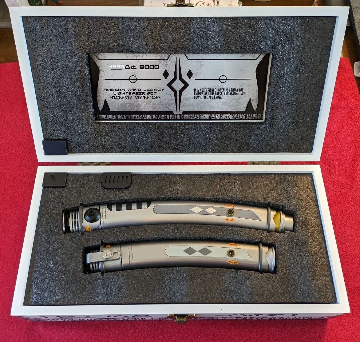 Star Wars Ahsoka Tano Legacy Lightsaber Hilts Rebel Disney Store