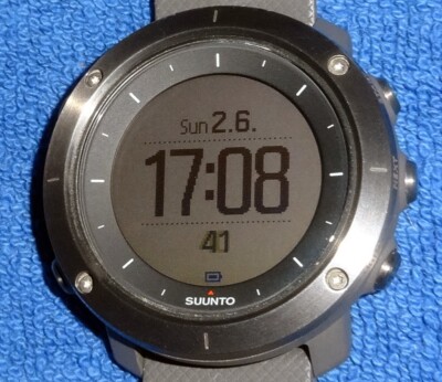 Suunto 0W151 Traverse Graphite GPS Fitness/Hiking/Weather Multi