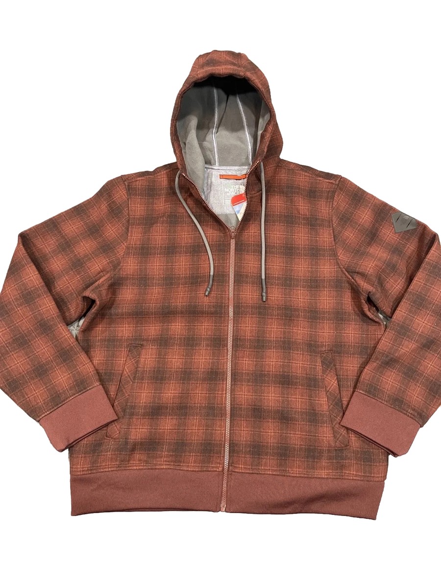 north face plaid hoodie