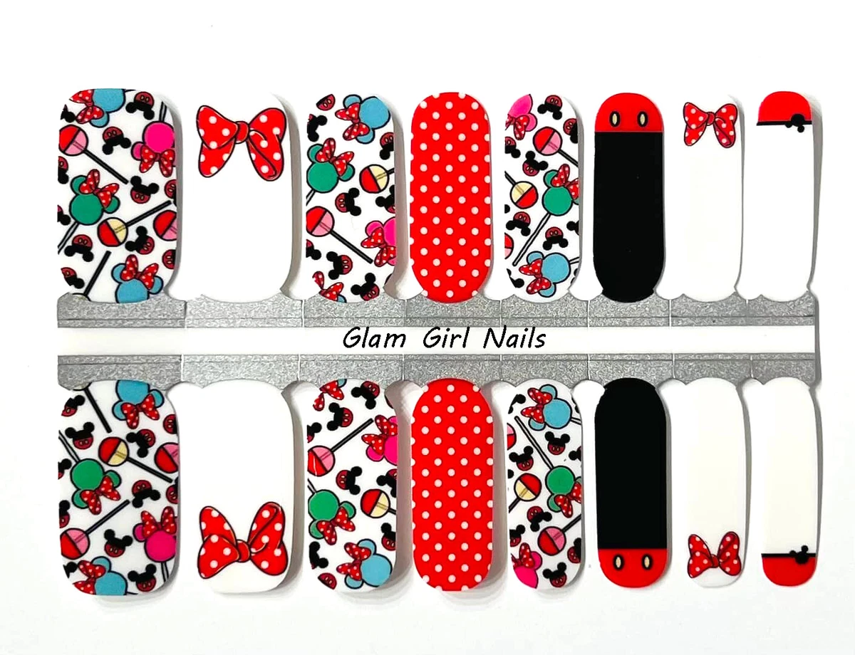 Mickey and Minnie Nail Stickers 