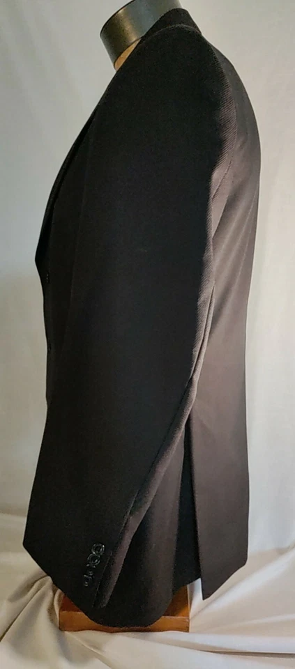 Men Alexandre London Seville Road wool three button suit jacket coat 40R MINT - Image 2 of 4