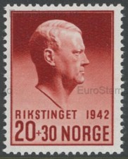 Norway 1942 (NK 306, MI 271, SC B27) Vidkun Quisling - MH