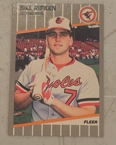 1989 Fleer #616 Bill Ripken Error Card “F-Face” SSP Orioles RARE