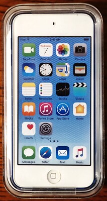 APPLE iPod TOUCH 6th Generation-32GB-BLUE COMPLETE W/Box & Phones Near MINT