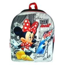 Backpack 16" Disney Minnie Mouse Classic How Do I Look NEW