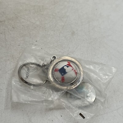 Major League Baseball Statefarm Spinning Ball New NWT Keychain MLB Zipper Pull
