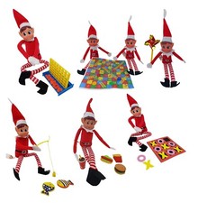 Elves Behaving Badly Accessories Props Ideas Christmas Games Elf Dolls Fishing