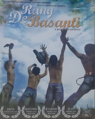 Rang De Basanti - Aamir Khan - Bollywood Hindi Movie Bluray With Slipcover
