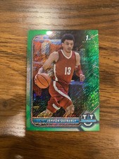 2022 Bowman University Chrome Prospect Green Refractor /99 Jahvon Quinerly