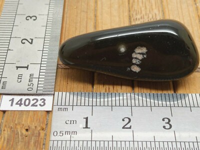 CELESTIAL EYE OBSIDIAN (with white eye!) natural roller stone quality AB