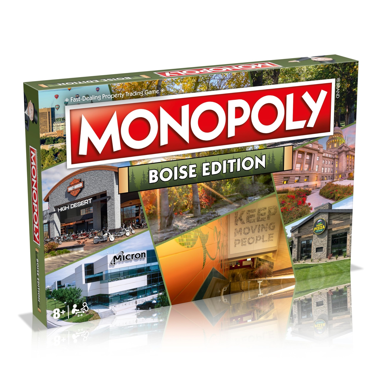Board Game Boise Edition: 2-6 Players Family Board Games for Kids and Adults,...-image