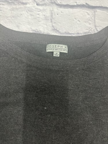 Joseph A 3/4 Sleeve Black Sweater - Picture 2 of 4