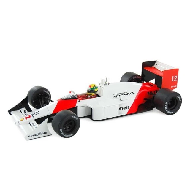 IXO Premium X McLaren Honda MP4/4 Ayrton Senna Grand Prix du Japon 1988 Echelle 1:18 Voiture Miniature (SENR18002)