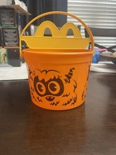 2024 McDONALD'S Halloween Bucket Pail Classic Boo Buckets HAPPY MEAL TOYS or Set