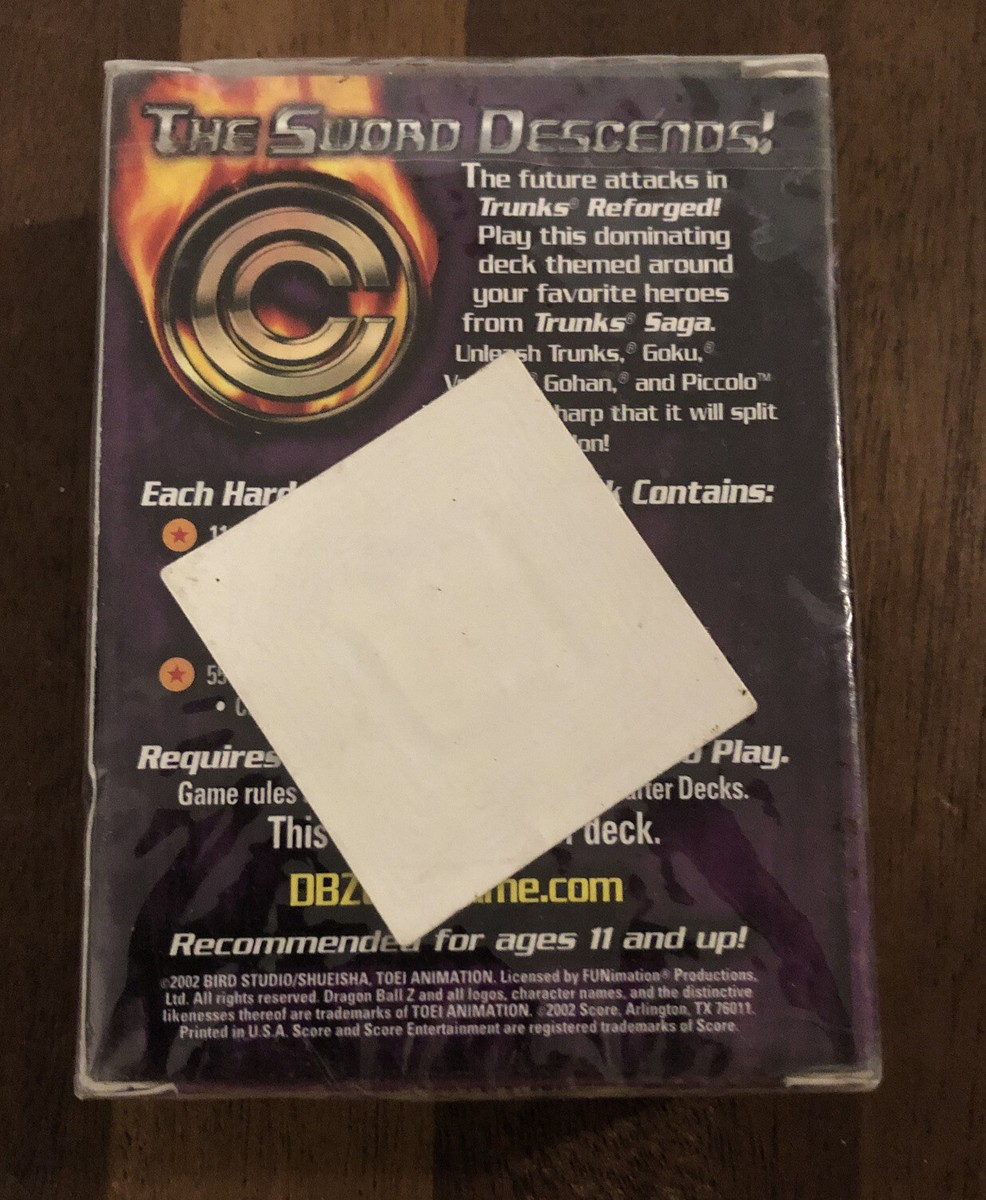 Dragon Ball Z tcg Trunks ReForged deck Factory Sealed ccg SCORE