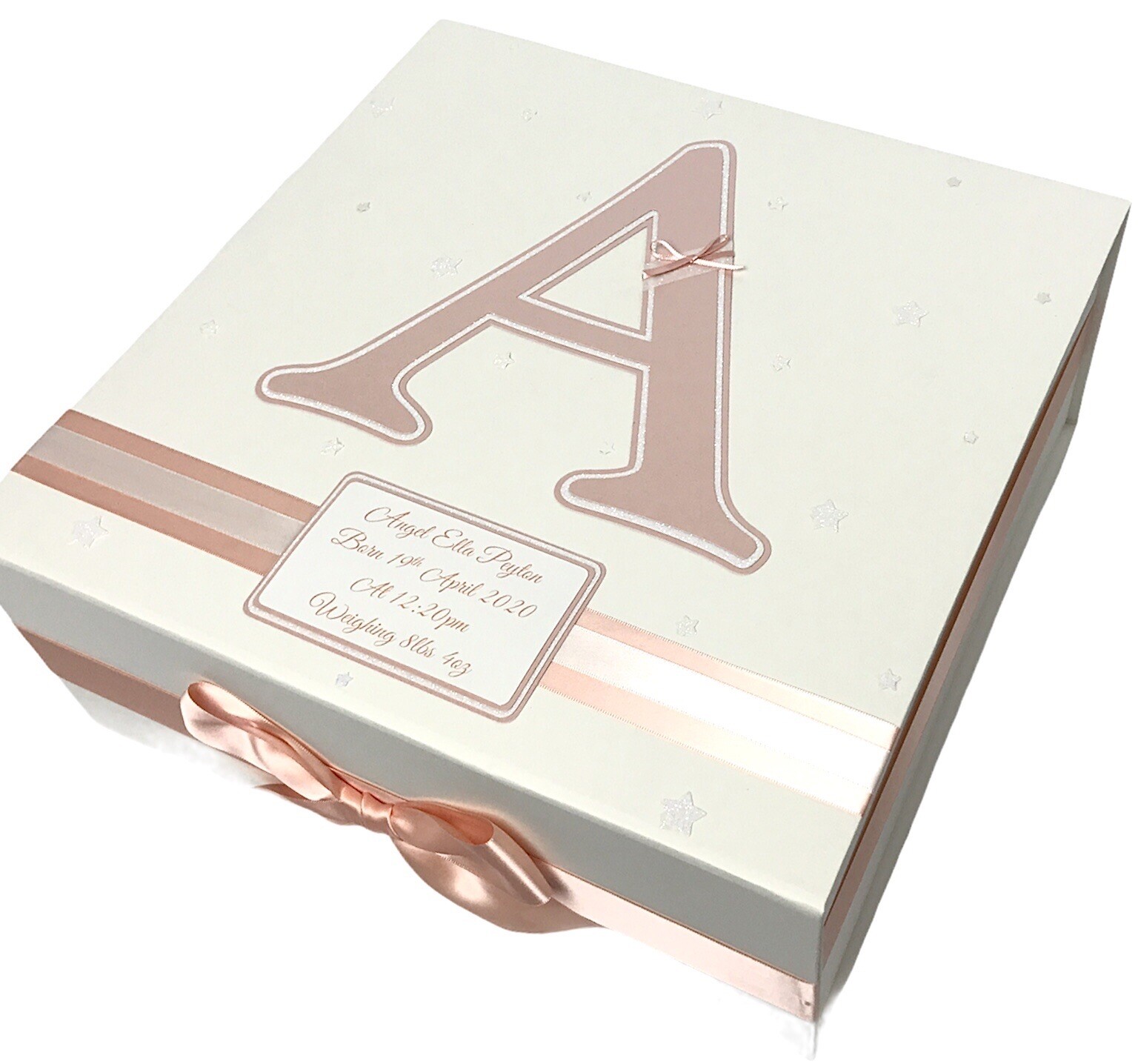 Personalised EXTRA LARGE Baby Keepsake Box/ Memory Box. ANY COLOUR eBay