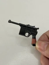1/6 Miniture Metal Mauser M1896 Model for 12'' Action Figure Prop Accessories